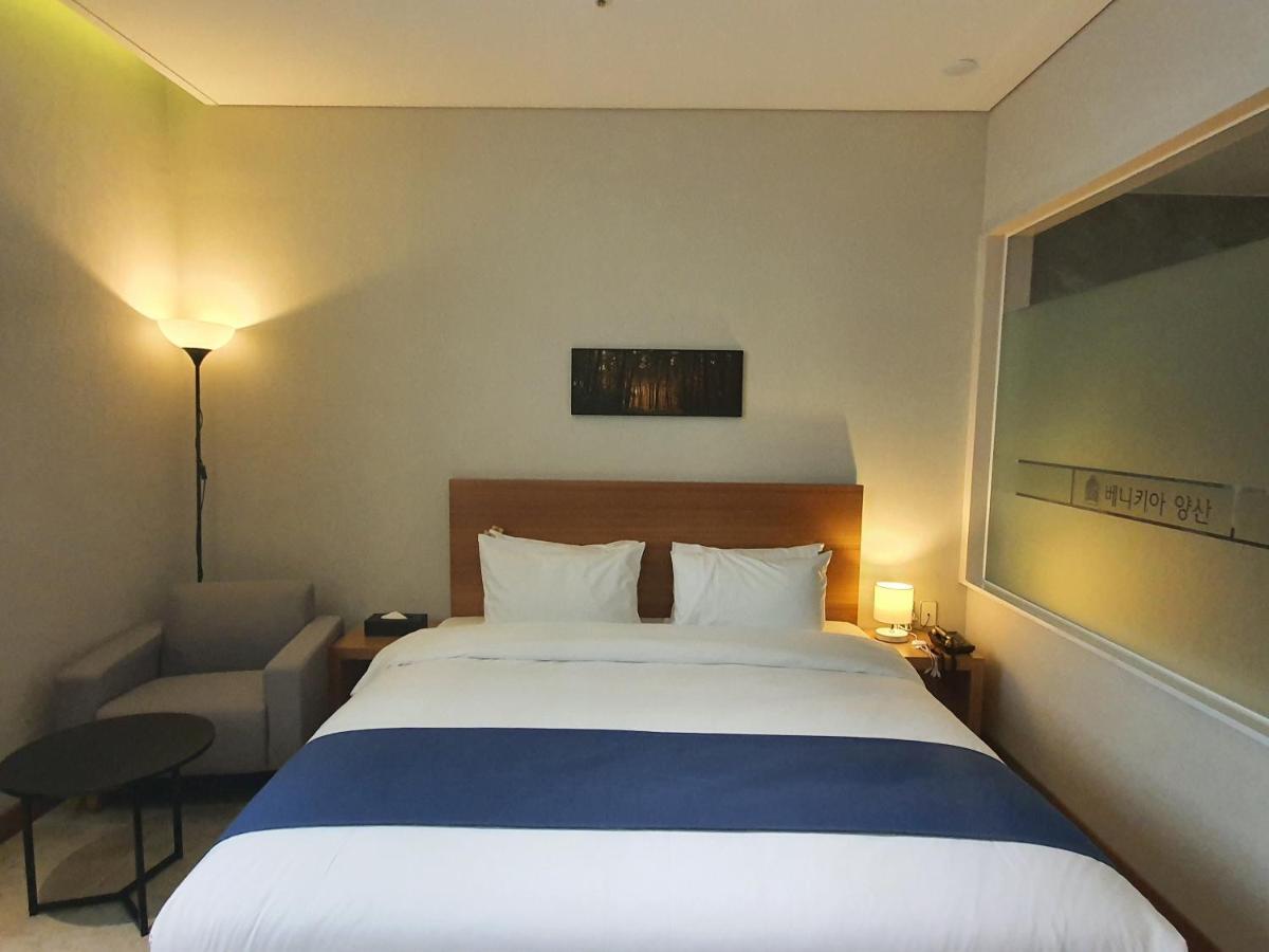 Benikea Hotel Yangsan Bagian luar foto